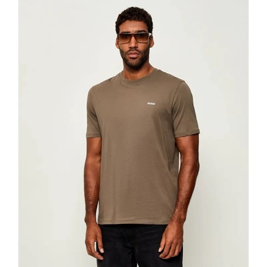 HUGO T-shirt Dero222 | Regular Fit ze sklepu Gomez Fashion Store w kategorii T-shirty męskie - zdjęcie 185553473