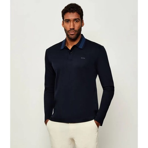 BOSS BLACK Polo H-Pleins 200 | Slim Fit | mercerised ze sklepu Gomez Fashion Store w kategorii T-shirty męskie - zdjęcie 185553501
