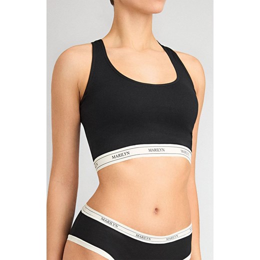 Marilyn bawełniany tank-top czarny Denise, Kolor czarny, Rozmiar L/XL, Marilyn ze sklepu Primodo w kategorii Biustonosze - zdjęcie 185555031