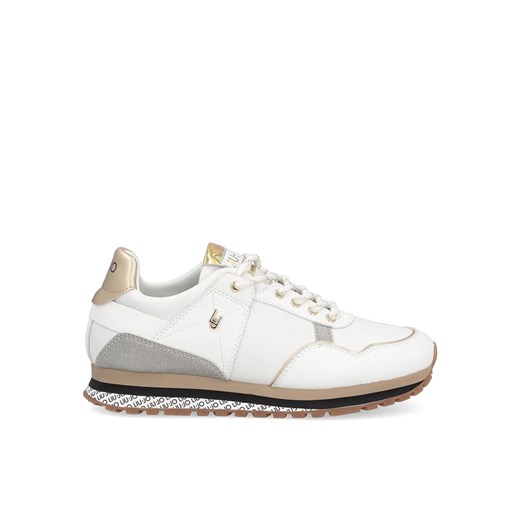 Liu Jo Skórzane sneakersy &quot;Wonder&quot; w kolorze białym ze sklepu Limango Polska w kategorii Buty sportowe damskie - zdjęcie 185555193