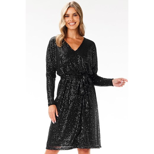 Awama Sukienka w kolorze czarnym ze sklepu Limango Polska w kategorii Sukienki - zdjęcie 185555473