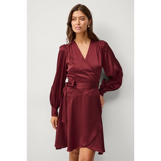 ellos Sukienka "Thea" w kolorze bordowym - id: 16595566 - marki Ellos - 185555483 ellos Sukienka "Thea" w kolorze bordowym ze sklepu Limango Polska w kategorii Sukienki - zdjęcie 185555483