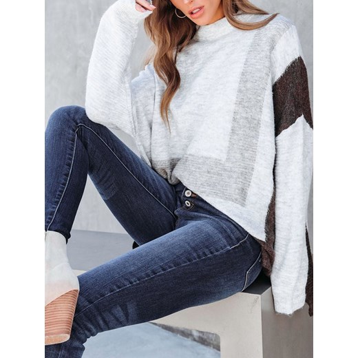 LA Angels Sweter w kolorze jasnoszaro-brązowym La Angels L okazja Limango Polska