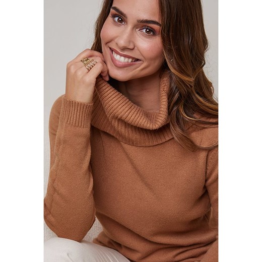 Soft Cashmere Golf w kolorze jasnobrązowym Soft Cashmere 38/40 okazyjna cena Limango Polska