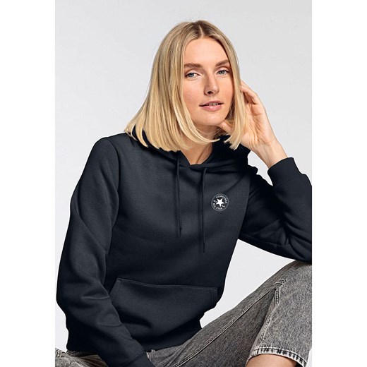 Converse Bluza &quot;Dynamic&quot; w kolorze czarnym Converse L wyprzedaż Limango Polska