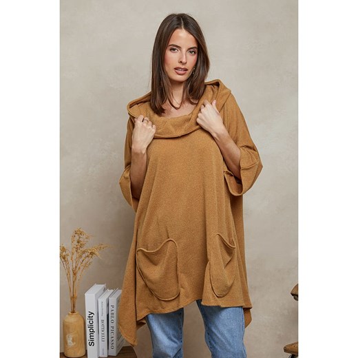 Plume Sweter &quot;Marechal&quot; w kolorze karmelowym ze sklepu Limango Polska w kategorii Swetry damskie - zdjęcie 185555811