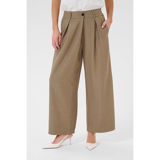 CULTURE Spodnie w kolorze jasnobrązowym Culture 42 promocja Limango Polska