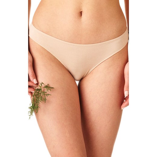 2-pack beżowe majtki bambusowe mini bikini LPR 001, Kolor beżowy, Rozmiar S, Key ze sklepu Intymna w kategorii Majtki damskie - zdjęcie 185558251
