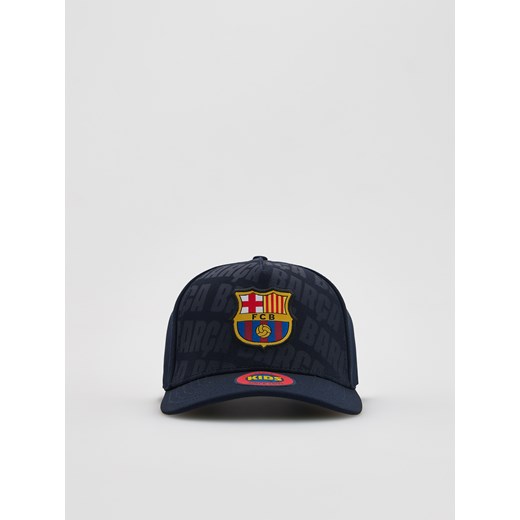 Reserved - Czapka FC Barcelona - granatowy ze sklepu Reserved w kategorii Czapki dziecięce - zdjęcie 185559052