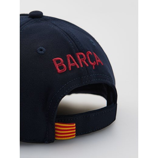 Reserved - Czapka FC Barcelona - granatowy Reserved ONE SIZE Reserved
