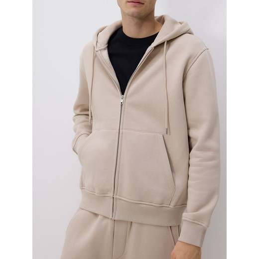 Reserved - Bluza z kapturem - beżowy Reserved S Reserved