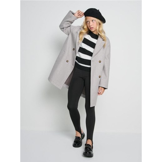Sinsay - Legginsy z gumką pod stopą - czarny - id: 045EU-99X - marki Sinsay - 185559924 Sinsay - Legginsy z gumką pod stopą - czarny ze sklepu Sinsay w kategorii Spodnie dziewczęce - zdjęcie 185559924