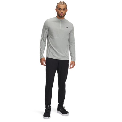 Męskie spodnie treningowe Under Armour UA Vanish Woven Tapered - czarne ze sklepu Sportstylestory.com w kategorii Spodnie męskie - zdjęcie 185561232