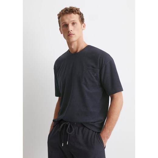 Marc O´Polo Bodywear Koszulka piżamowa w kolorze granatowym ze sklepu Limango Polska w kategorii Piżamy męskie - zdjęcie 185561412