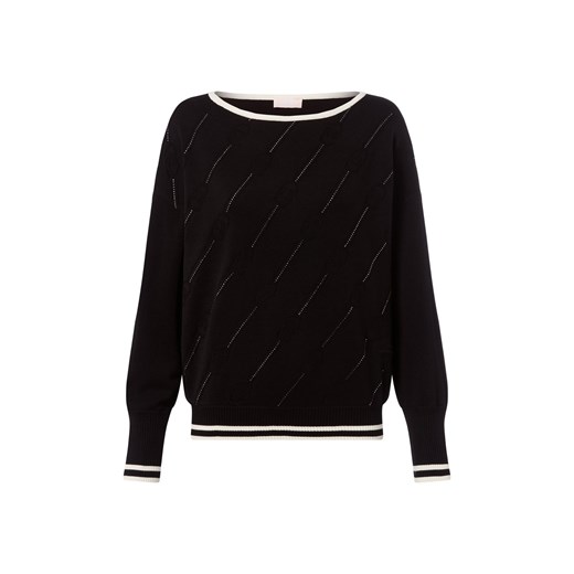 Liu Jo Collection Sweter damski z dzianiny Kobiety czarny jednolity ze sklepu vangraaf w kategorii Swetry damskie - zdjęcie 185561964