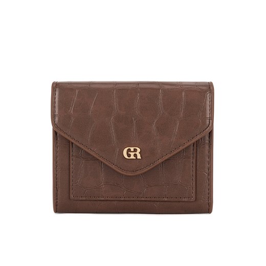 Portfel Gino Rossi 4W1-005-AW24 Brązowy ze sklepu eobuwie.pl w kategorii Portfele damskie - zdjęcie 185562094