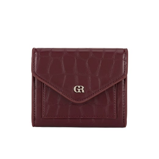 Portfel Gino Rossi 4W1-005-AW24 Bordowy ze sklepu eobuwie.pl w kategorii Portfele damskie - zdjęcie 185562112