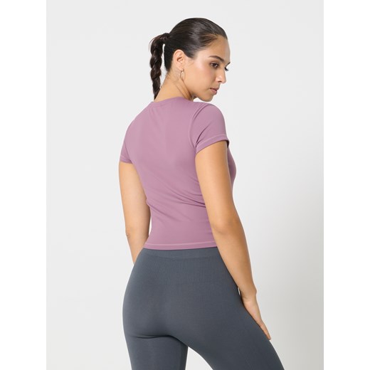 Sinsay - Koszulka sportowa - różowy Sinsay S Sinsay