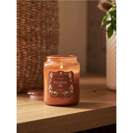 Sinsay - Świeczka Pumpkin Pie - pomarańczowy ze sklepu Sinsay w kategorii Świece i dyfuzory - zdjęcie 185563802
