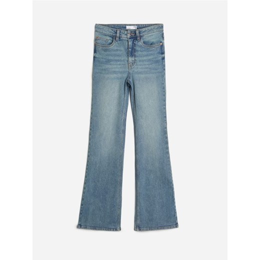 Sinsay - Spodnie jeansowe flare - niebieski Sinsay 34 Sinsay