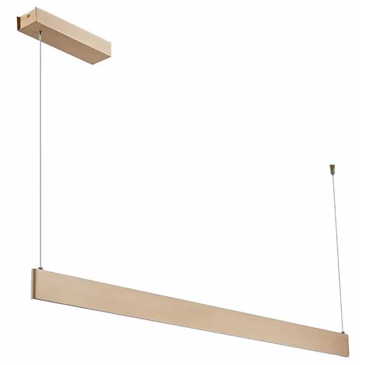 Ledowa lampa wisząca beżowa - K611-Segro ze sklepu Edinos.pl w kategorii Lampy wiszące - zdjęcie 185563871