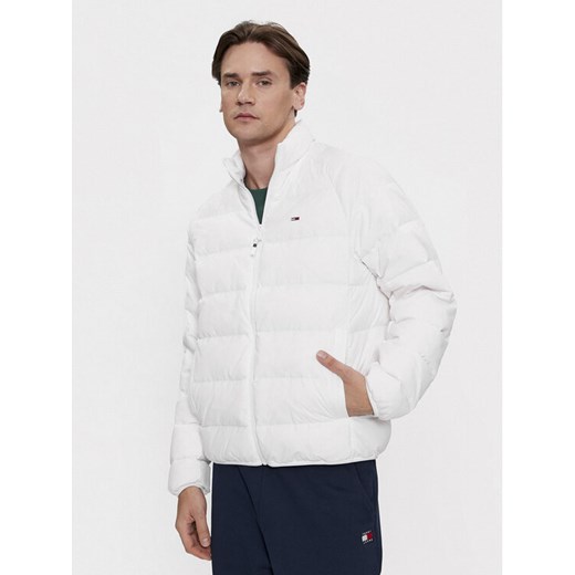 Tommy Jeans Kurtka przejściowa Essential DM0DM17984 Biały Regular Fit ze sklepu MODIVO w kategorii Kurtki męskie - zdjęcie 185564333