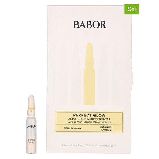 BABOR Serum w ampułkach (7 szt.) &quot;Perfect Glow Concentrates&quot; - po 2 ml ze sklepu Limango Polska w kategorii Serum do twarzy - zdjęcie 185565580