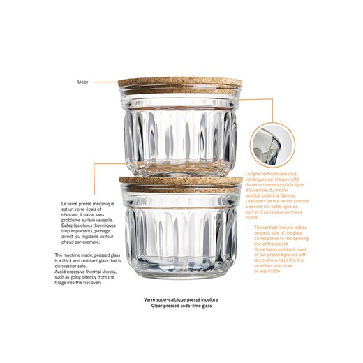 La Rochère France Szklane pojemniki (2 szt.) &quot;Delice&quot; w kolorze La Rochère France onesize Limango Polska promocyjna cena