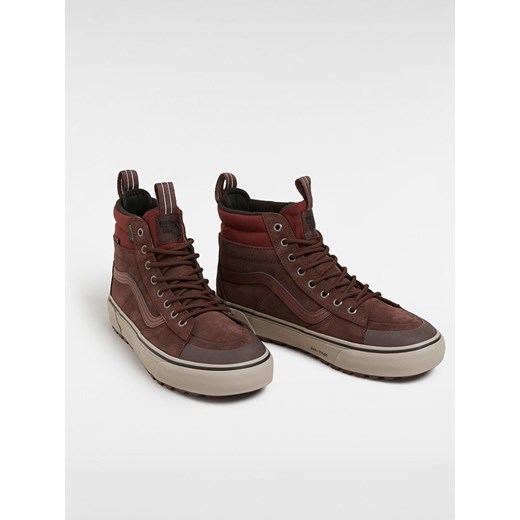 Vans Skórzane sneakersy &quot;Sk8-Hi&quot; w kolorze brązowym ze sklepu Limango Polska w kategorii Buty sportowe damskie - zdjęcie 185565911