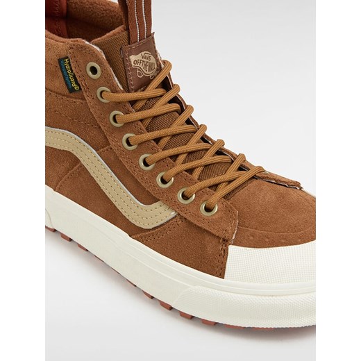 Vans Skórzane sneakersy &quot;Sk8-Hi&quot; w kolorze jasnobrązowym Vans 40 okazja Limango Polska