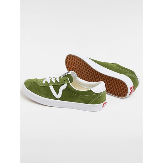 Vans Skórzane sneakersy &quot;Sport Low&quot; w kolorze zielonym Vans 41 promocyjna cena Limango Polska