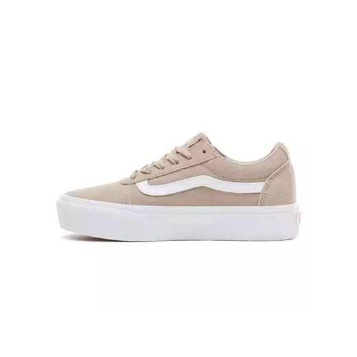 Vans Skórzane sneakersy &quot;Ward Platform&quot; w kolorze beżowym ze sklepu Limango Polska w kategorii Buty sportowe damskie - zdjęcie 185565934