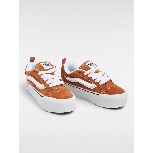 Vans Skórzane sneakersy &quot;Knu Stack&quot; w kolorze musztardowym ze sklepu Limango Polska w kategorii Trampki damskie - zdjęcie 185566030