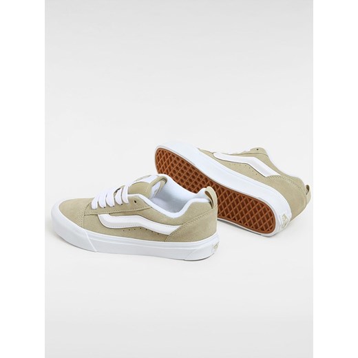 Vans Skórzane sneakersy &quot;Knu Skool&quot; w kolorze beżowym Vans 40 wyprzedaż Limango Polska