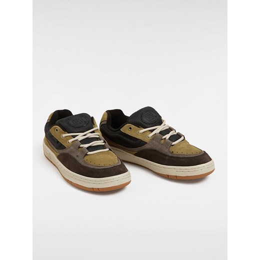 Vans Skórzane sneakersy &quot;Speed LS&quot; w kolorze oliwkowo-brązowym ze sklepu Limango Polska w kategorii Buty sportowe damskie - zdjęcie 185566053