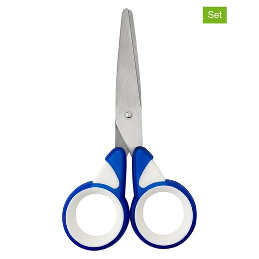 Faber-Castell Nożyczki szkolne (2 szt.) w kolorze niebiesko-białym ze sklepu Limango Polska w kategorii Zabawki - zdjęcie 185566234