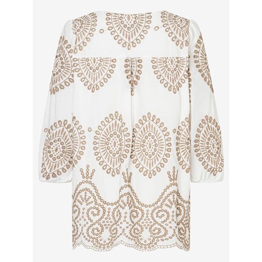 More &amp; More Bluzka w kolorze biało-beżowym More & More 36 Limango Polska okazja