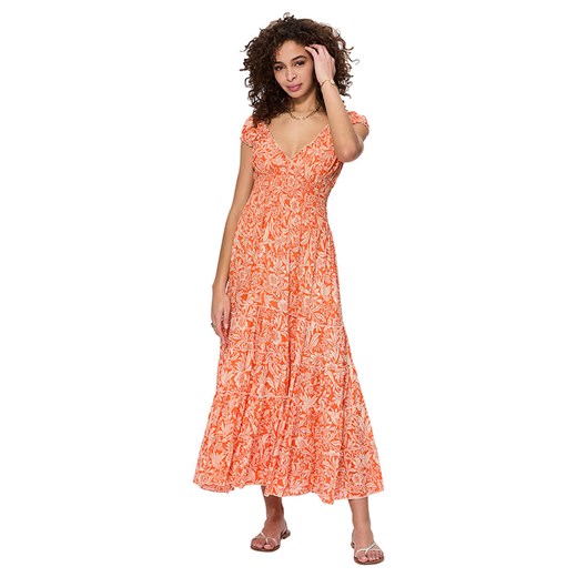 Aller Simplement Sukienka w kolorze pomarańczowo-białym ze sklepu Limango Polska w kategorii Sukienki - zdjęcie 185568450