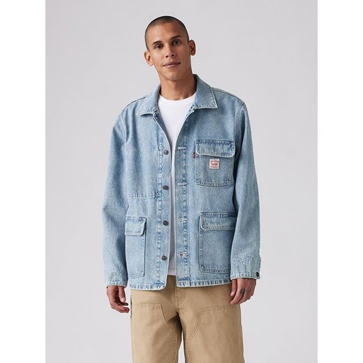 Levi&apos;s Kurtka dżinsowa w kolorze niebieskim ze sklepu Limango Polska w kategorii Kurtki męskie - zdjęcie 185568452