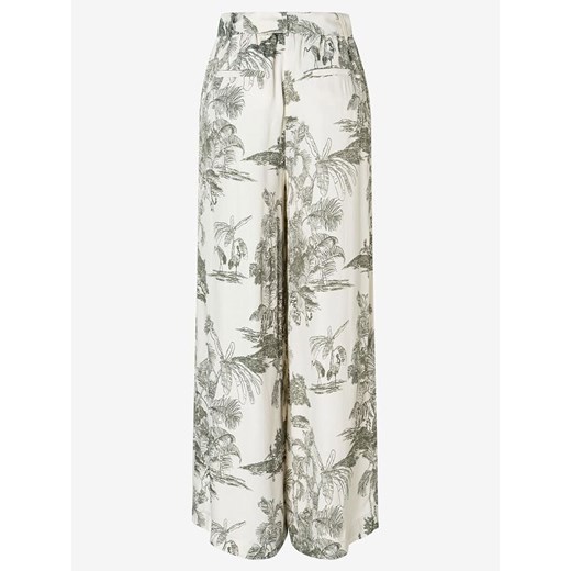 More &amp; More Spodnie w kolorze kremowo-oliwkowym More & More 38 okazja Limango Polska