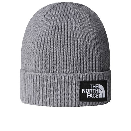 Czapka unisex The North Face Logo Box Beanie 0A8CHEDYY1 - szara ze sklepu streetstyle24.pl w kategorii Czapki zimowe męskie - zdjęcie 185568720