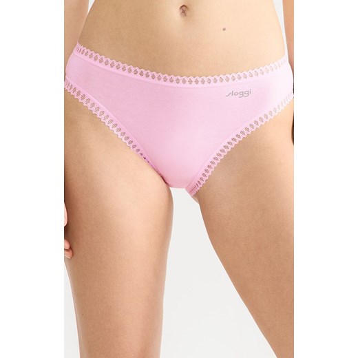 Sloggi 3-pack figi damskie Go Crush High Leg 10219672-V004, Kolor granatowo-niebiesko-różowy, Rozmiar XS, Sloggi ze sklepu Intymna w kategorii Majtki damskie - zdjęcie 185568731