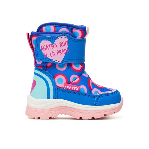 Śniegowce Agatha Ruiz de la Prada 251990 M Niebieski ze sklepu eobuwie.pl w kategorii Buty zimowe dziecięce - zdjęcie 185568961
