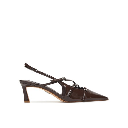 Sandały Steve Madden Liana SM11003386 Brązowy ze sklepu eobuwie.pl w kategorii Sandały damskie - zdjęcie 185568982