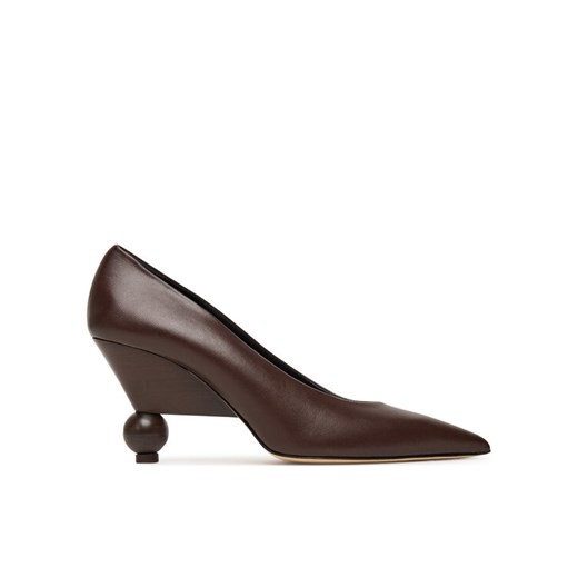 Czółenka Weekend Max Mara Nievo 25255260956 Brązowy ze sklepu eobuwie.pl w kategorii Czółenka - zdjęcie 185569062