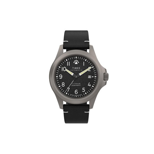 Zegarek Timex Expedition North Titanium Automatic TW2V54000 Czarny ze sklepu eobuwie.pl w kategorii Zegarki - zdjęcie 185569102
