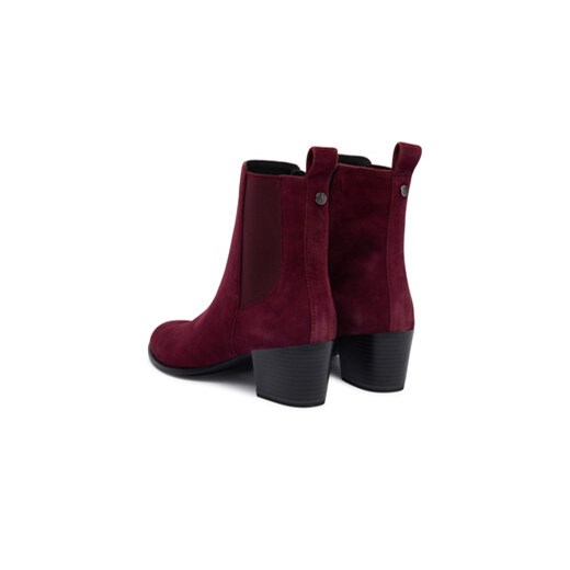 Botki Caprice 9-25304-45 Bordowy Caprice 37_5 eobuwie.pl