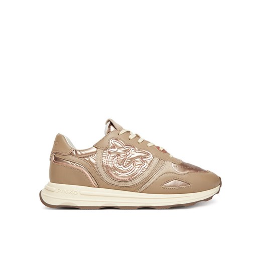 PINKO Sneakersy Zoe 01 SS0087P023 Beżowy ze sklepu MODIVO w kategorii Buty sportowe damskie - zdjęcie 185570424
