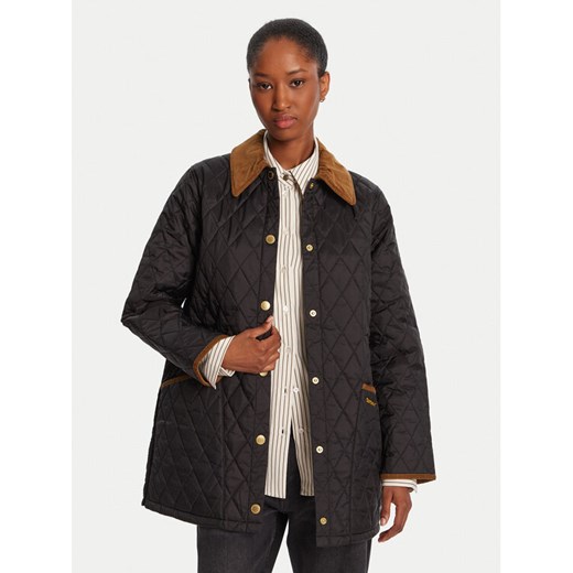 Barbour Kurtka przejściowa LQU1852BK91 Czarny Regular Fit ze sklepu MODIVO w kategorii Kurtki damskie - zdjęcie 185570433