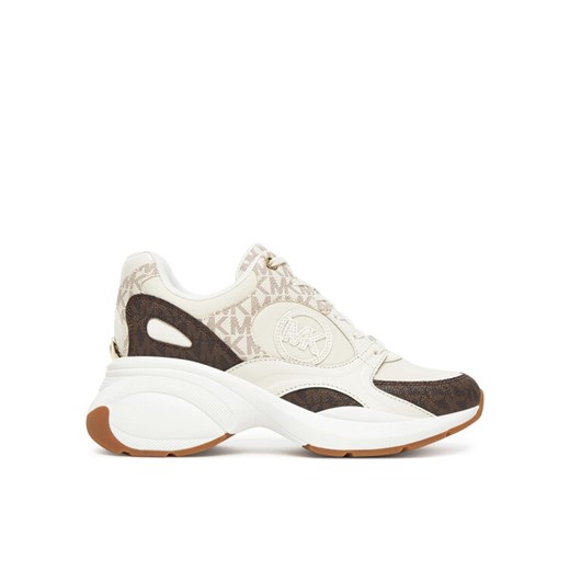 MICHAEL Michael Kors Sneakersy 43R5ZUFS6D Brązowy ze sklepu MODIVO w kategorii Buty sportowe damskie - zdjęcie 185570522